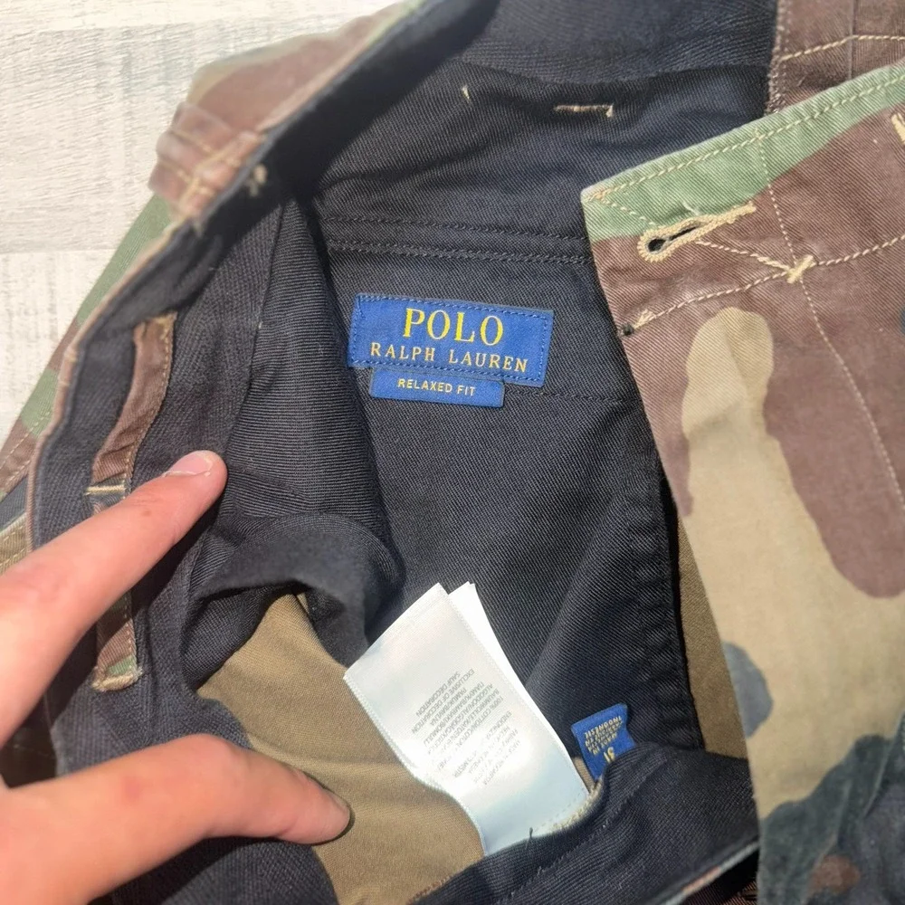 Polo Ralph Lauren Camo Cargo Shorts Mens 31 Fit Utility Preppy Relaxed Fit